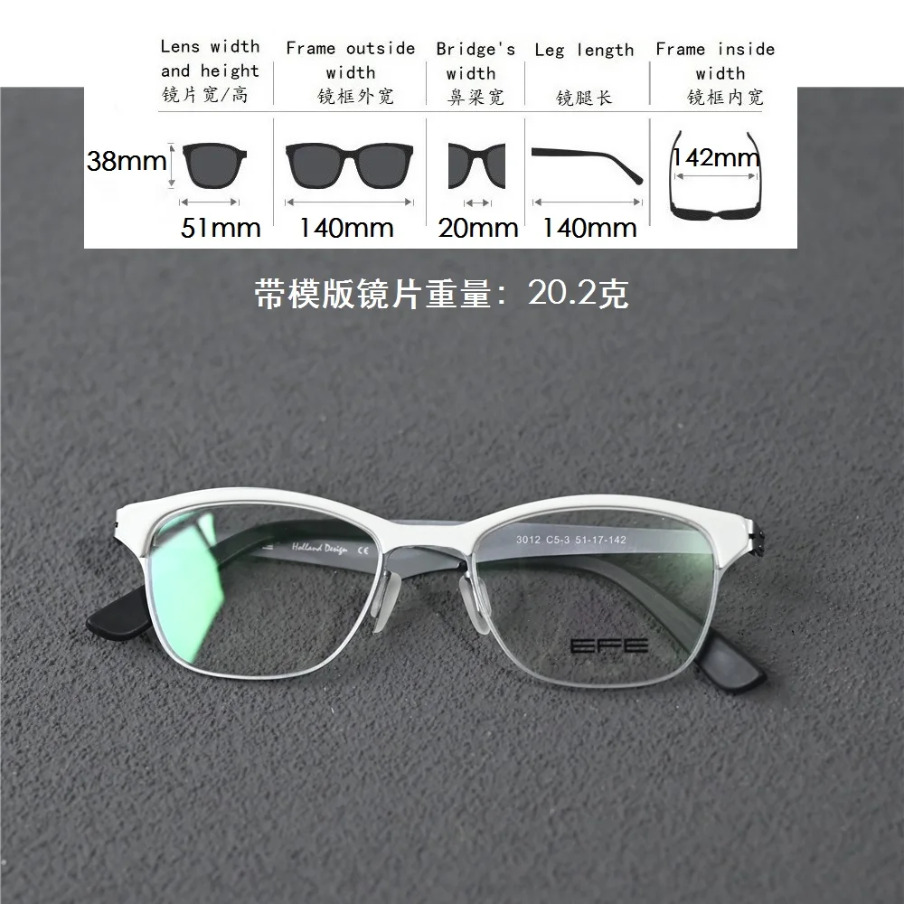 Cubojue White Men Reading Glasses Women Anti Blue Light Eyeglasses Frame Male No Screw Spectacles for Prescription Business Man