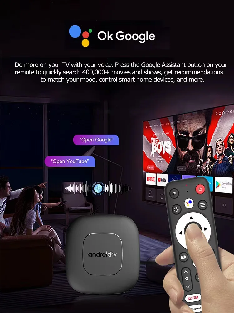 2025 mortal T1 Android 16 Smart Home Theater TV Box Rockchip RK 3518 Ondersteuning Bluetooth 5.4 Google Assistent Streaming Speler WiFi 6 - afbeelding 2