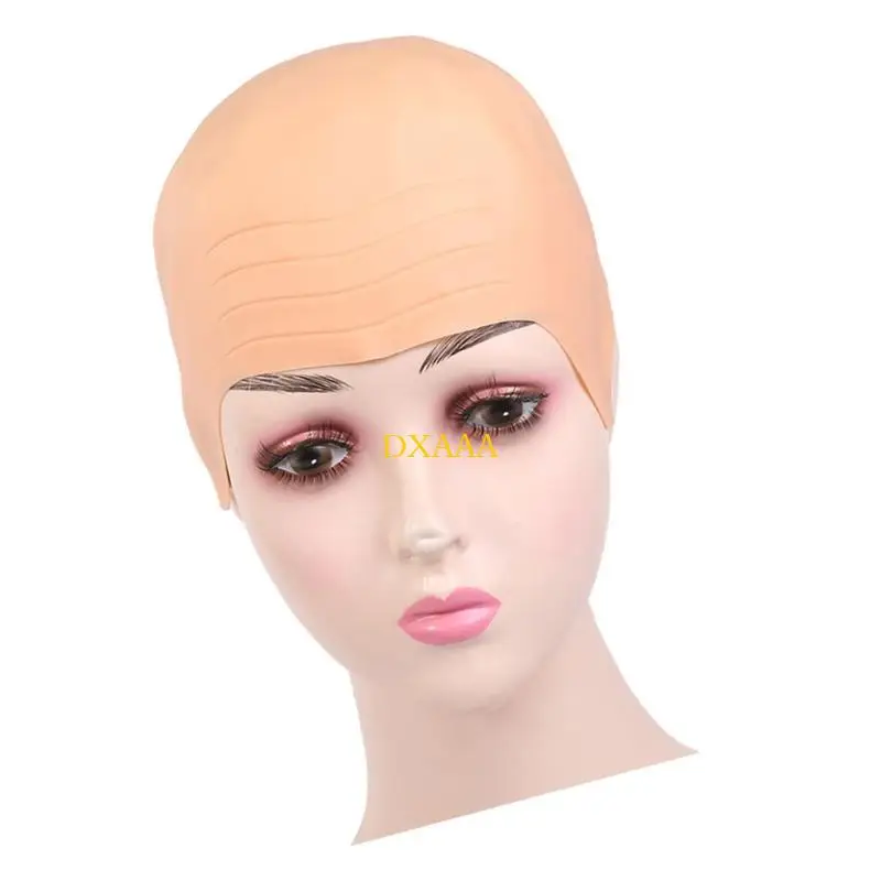DXAA BALD CAPS البالغين الأطفال مكياج أصلع أصلب شعر مستعار