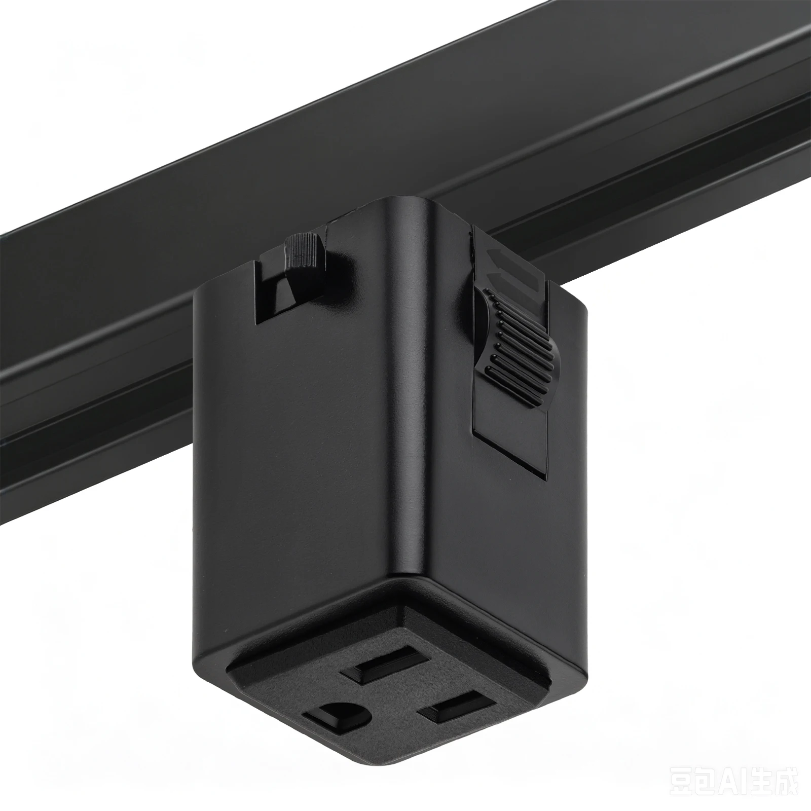 H-Track Lighting Outlet Adapter with ON/OFF Switch H-Type Track Power Plug Accessory for H-Style Track Rail Systems
