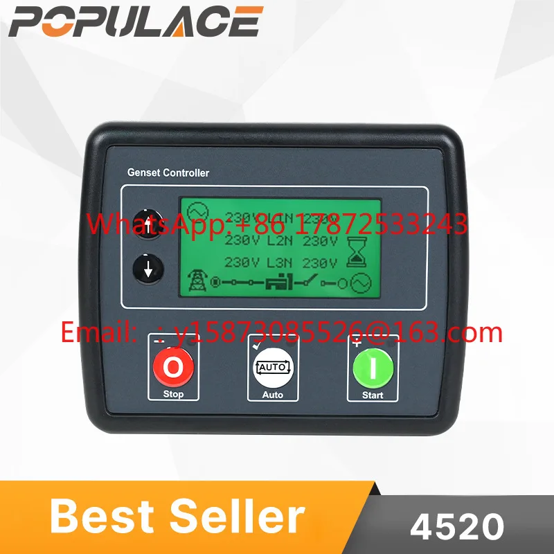 Generator set accessories DSE4510 controller panel LCD display self starting module DSE4520