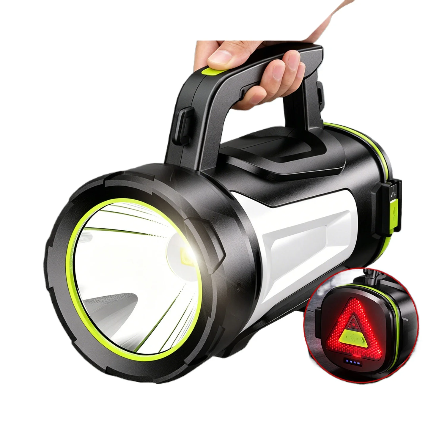 CX flashlight: ultra-long battery life, large capacity, high-power outdoor lighting, multifunctional