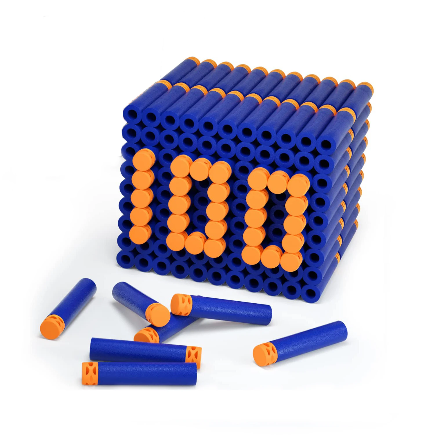 100 Pcs Refill Bullets for Nerf N-Strike Elite Series Blasters Toy Guns Kids Birthday Christmas Role Play Nerf Battle Game Gifts