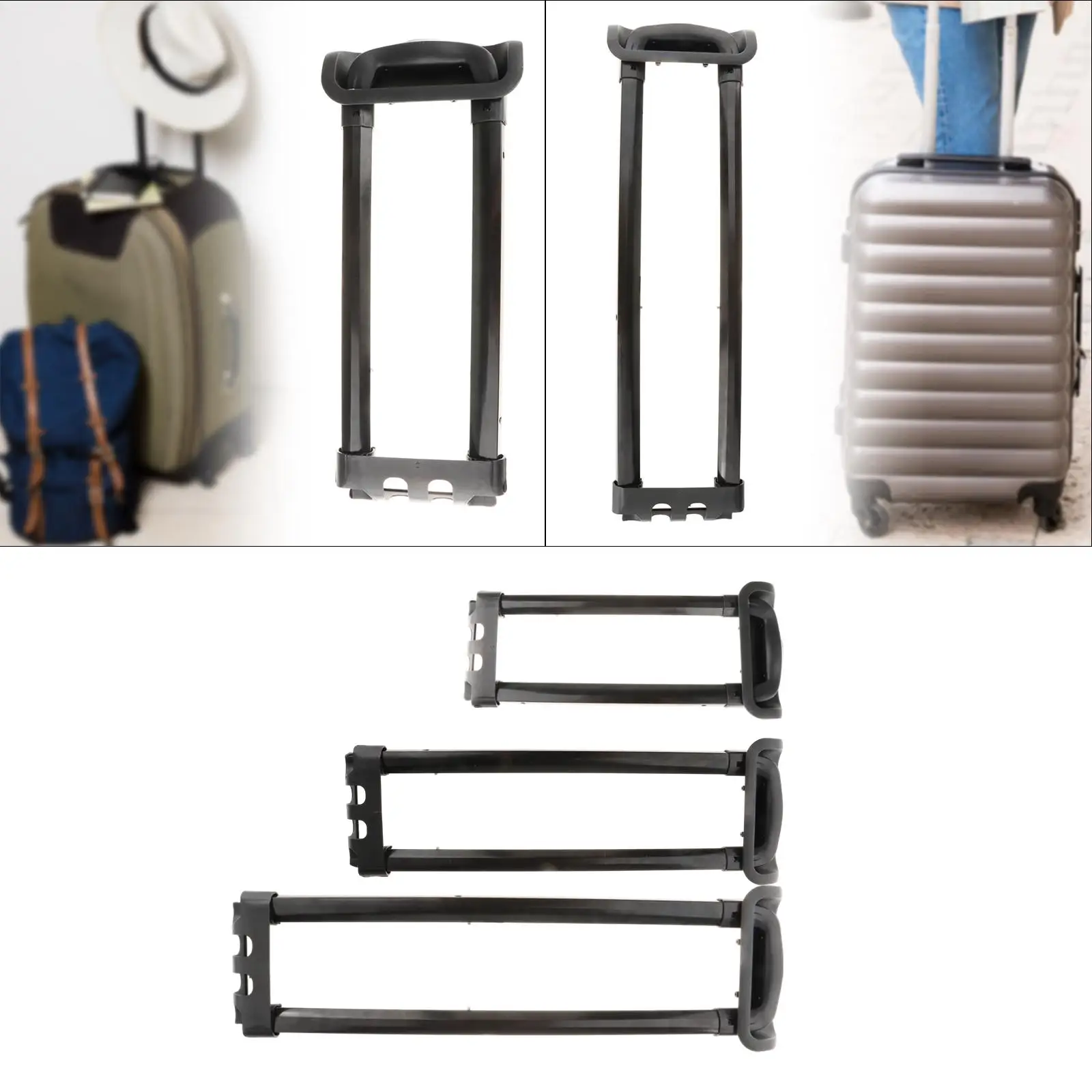 Suitcase Telescopic Handle Spare Portable Travel Luggage Pull Out Rod for Carrying Case Trolley Luggage Bag Wheeled Cart Cart