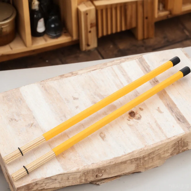 

1Pair Drum Mallets Sticks High-End Bamboo Material Percussion Drumstick Replacement Wear-Resistant Uniform Hammering Sound