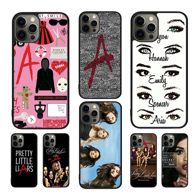 Pretty Little Liar PLL Rule Phone Case For iPhone 16 15 14 11 12 13 mini Pro  XR XS MAX Plus coque Cover Shell