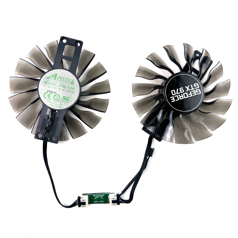 NEW Cooling Fan GA92S2H 4PIN GTX960/GTX970 GPU Cooler Fan For Palit MAXSUN JETSTREAM GTX960 GTX980 4G / GTX980TI Video Card fans