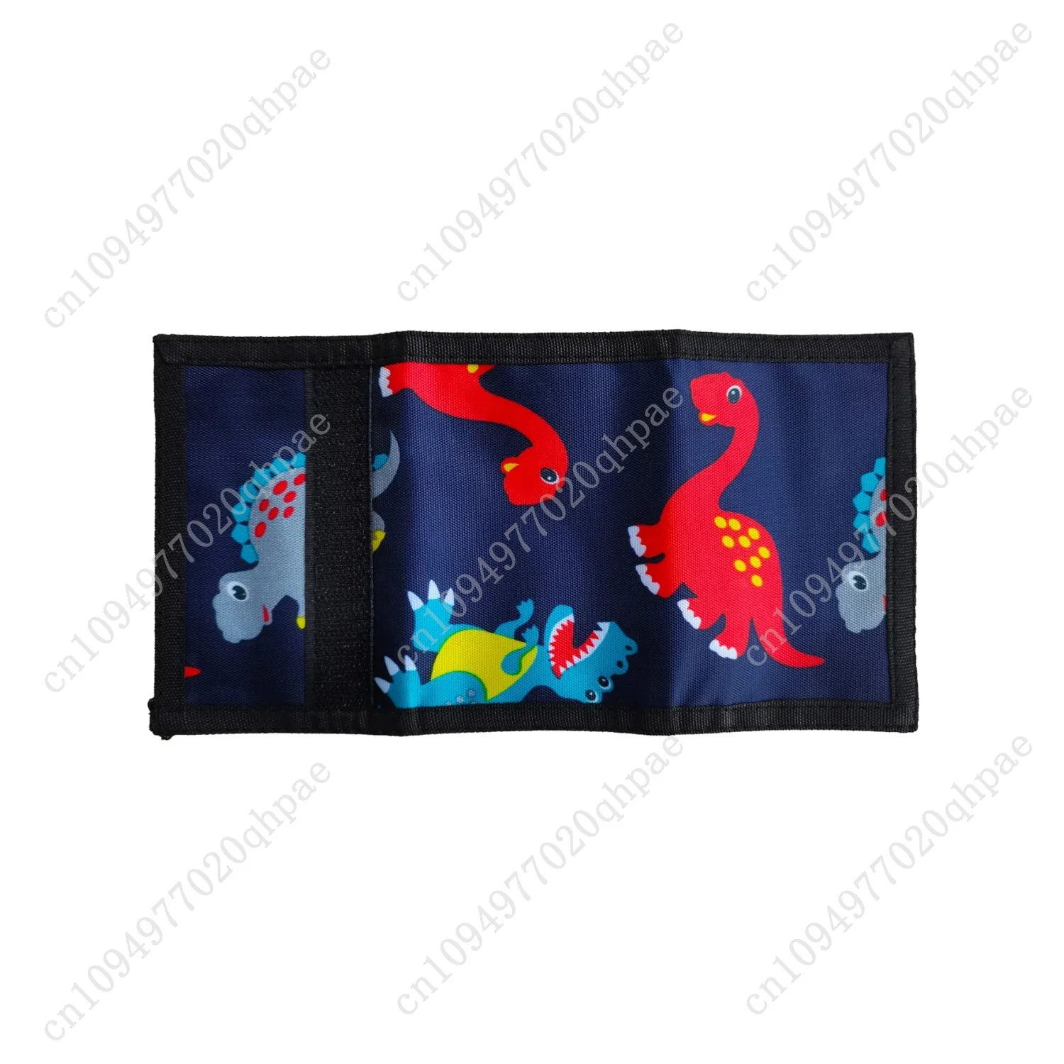 Dinosaur Dino Kids Wallet for Boys, Little Boys Wallet for Kids w/Magic Sticker, Play Toddler Wallet for Boy w/Coin Pocket