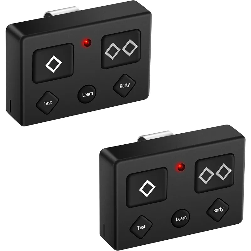 Premium Remote Controls Transmitter 5-Buttons with Partymode Feature for Automatic Gate Openers(2Pack)