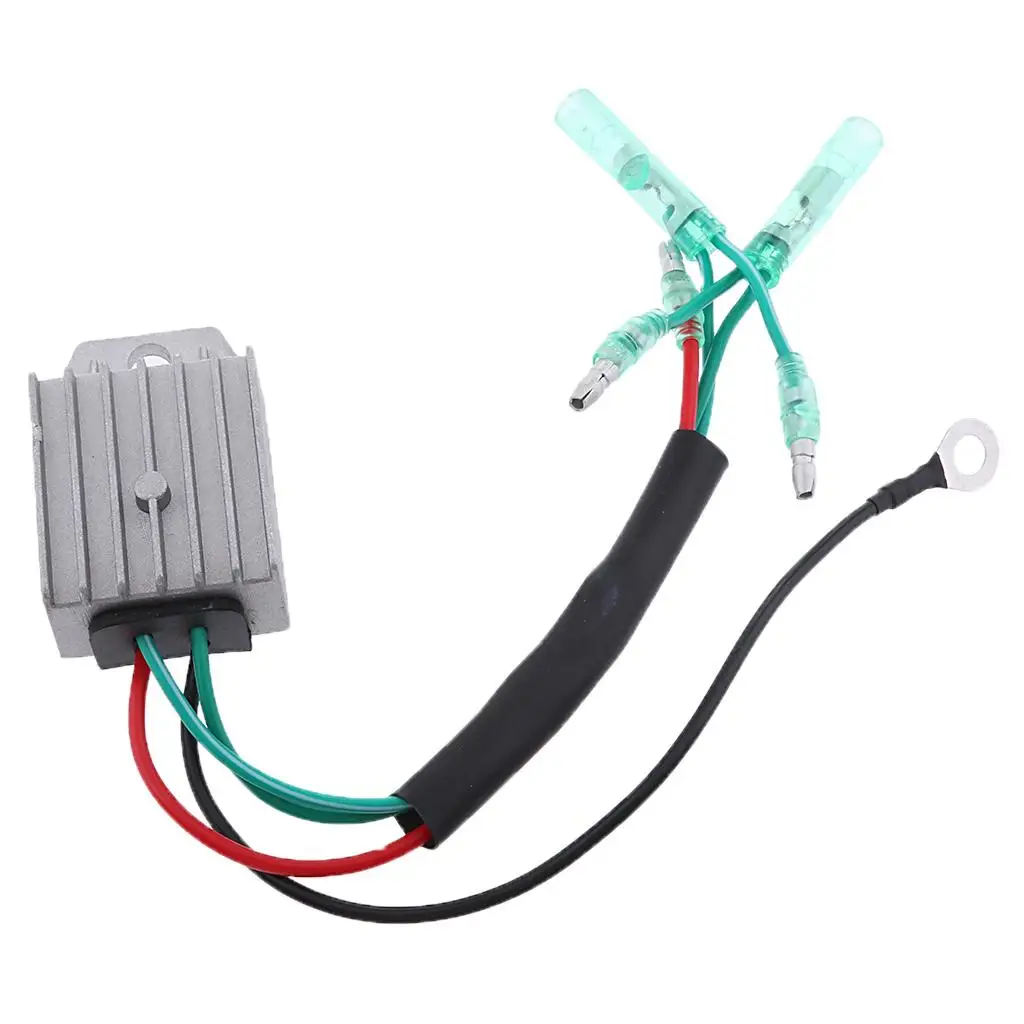 Outboard Voltage Regulator Rectifier Silver Alloy Cooling Component Voltage Stabilizer for Marine 4 Stroke Engine