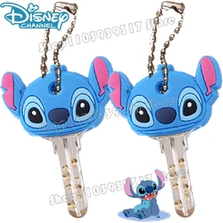 Kawaii Disney Stitch Key Cover Pendant Anime Figure Lilo & Stitch Creative Cute Car Key Chain Pendant for Christmas Gifts