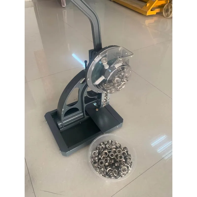 Semi Automatic Buttonhole Grommet Punching Machine Eyelet Puncher for Banner Tarpaulin Tent Paper and PVC Bag