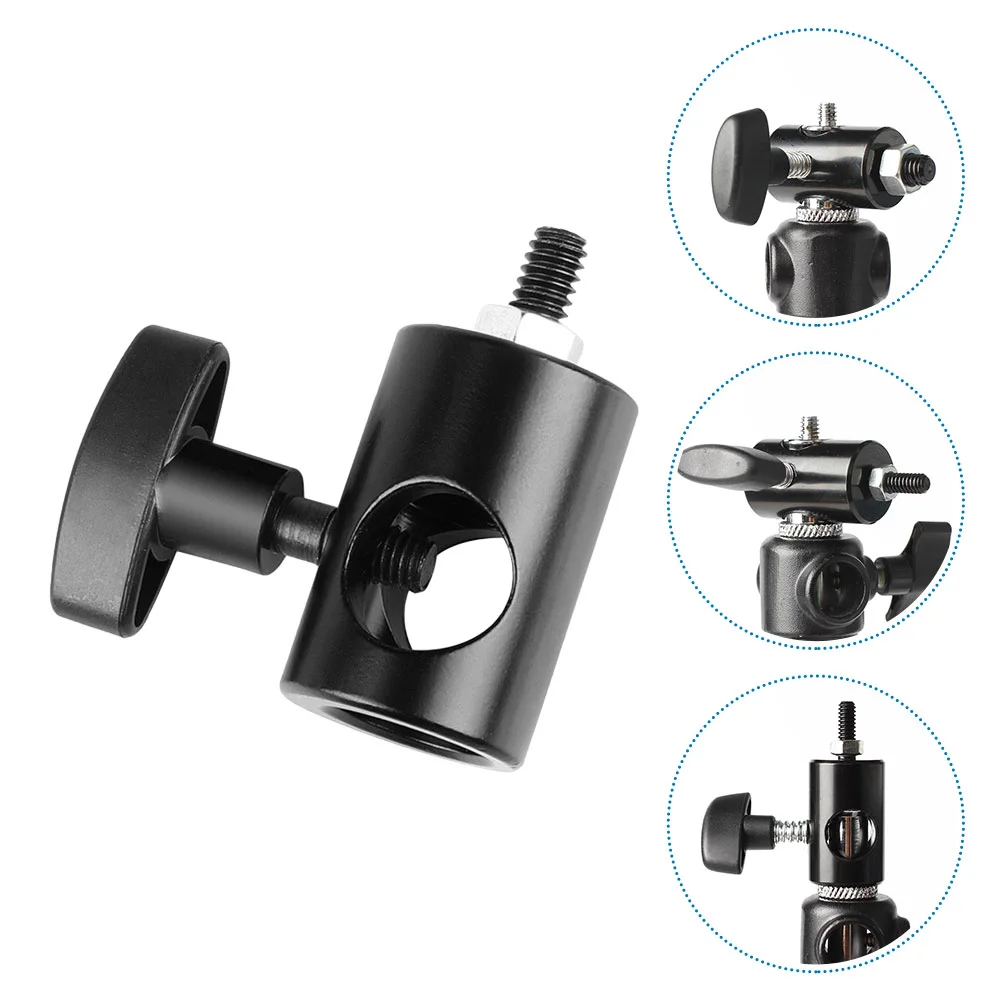 Photography Camera Lamp Holder Light Adapter Flashlight Stand Tripod Pole Supplies Adapters Fill Part