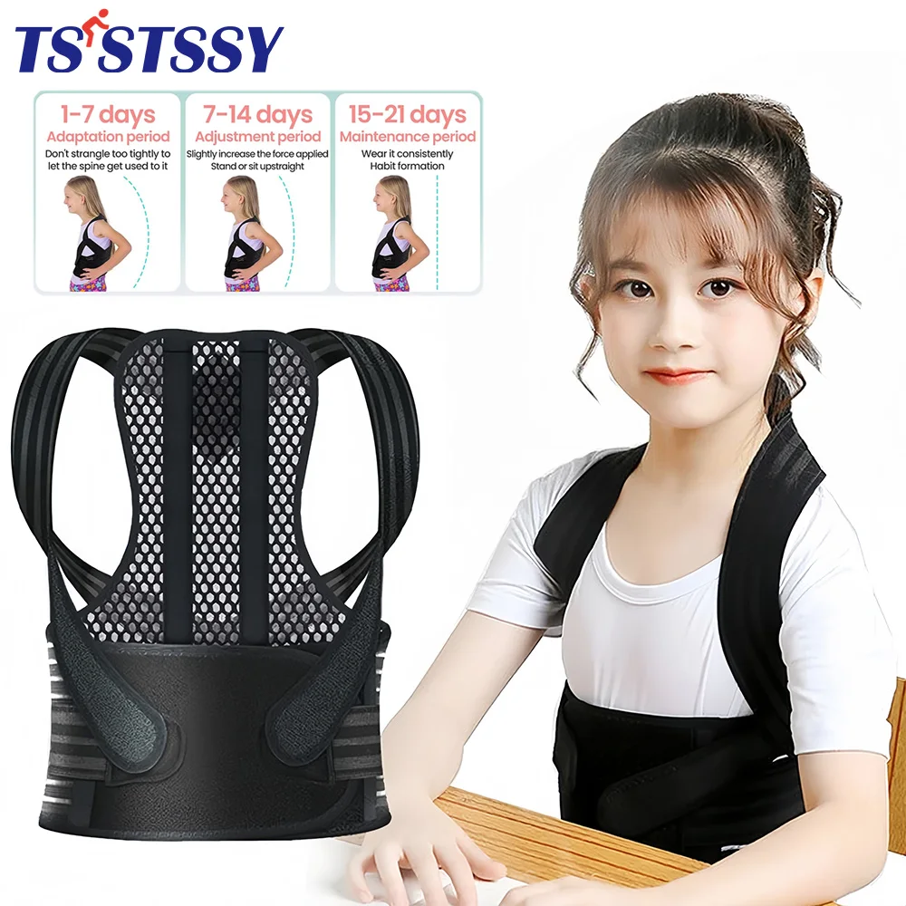 Adjustable Children Posture Corrector Back Support Belt Kids Orthopedic Corset for Kids Spine Back Lumbar Shoulder Braces Health