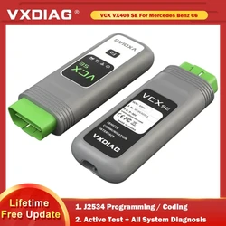 VXDIAG VCX SE 3 IN 1 For Mercedes Benz C6 For BMW J2534 Programming ECU Coding For VW Active Test Diagnostic Tools