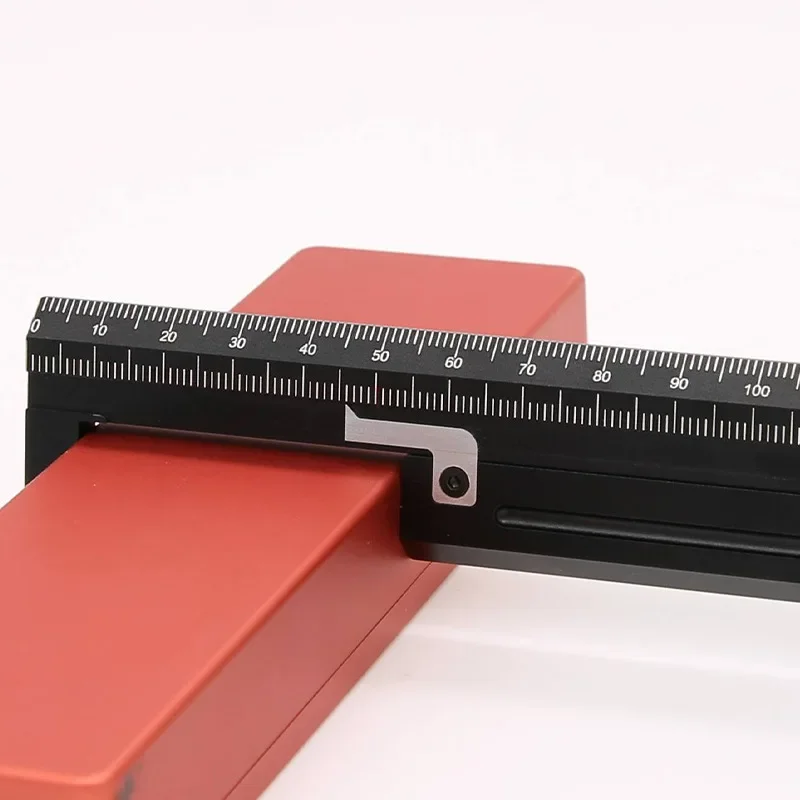 Precision Woodworking Limit Right Angle Ruler Aluminum Alloy Multifunctional Measuring Ruler Marking Measurement Auxiliary Tool