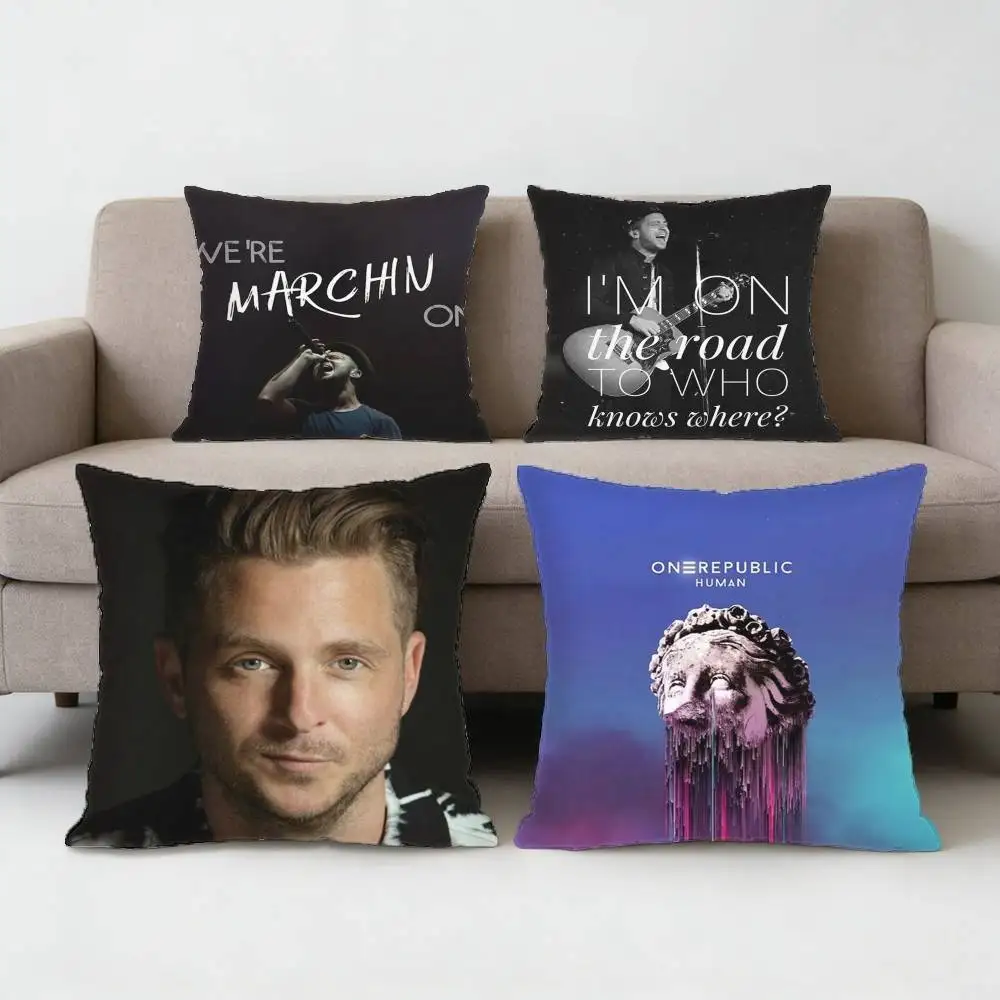 S-Singer R-Ryan T-Tedder 1Republic Pillow Case Sofa Living Room for Bedroom Headboard Backrest Cushion Square Cushion Nap Time