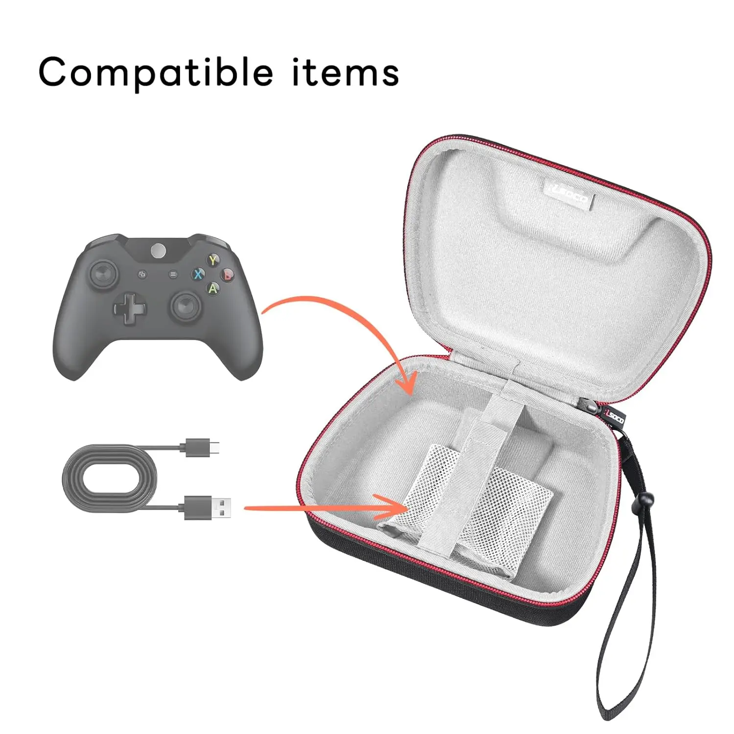 

Дорожный защитный жесткий чехол для Xbox Core/Elite Series 2-ядерный/один чехол для контроллера, совместимый с игровым контроллером Xbox, новый