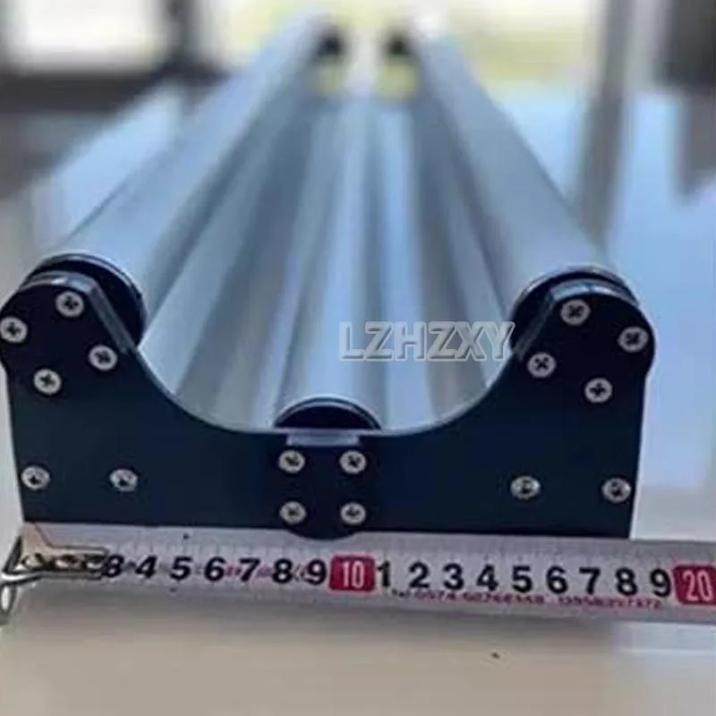CF01 Paper Roll Dispenser Paper Cutter Rack Media Roll Holder Aluminum Rod Length 50/ 70/100cm Advertising Material Rack
