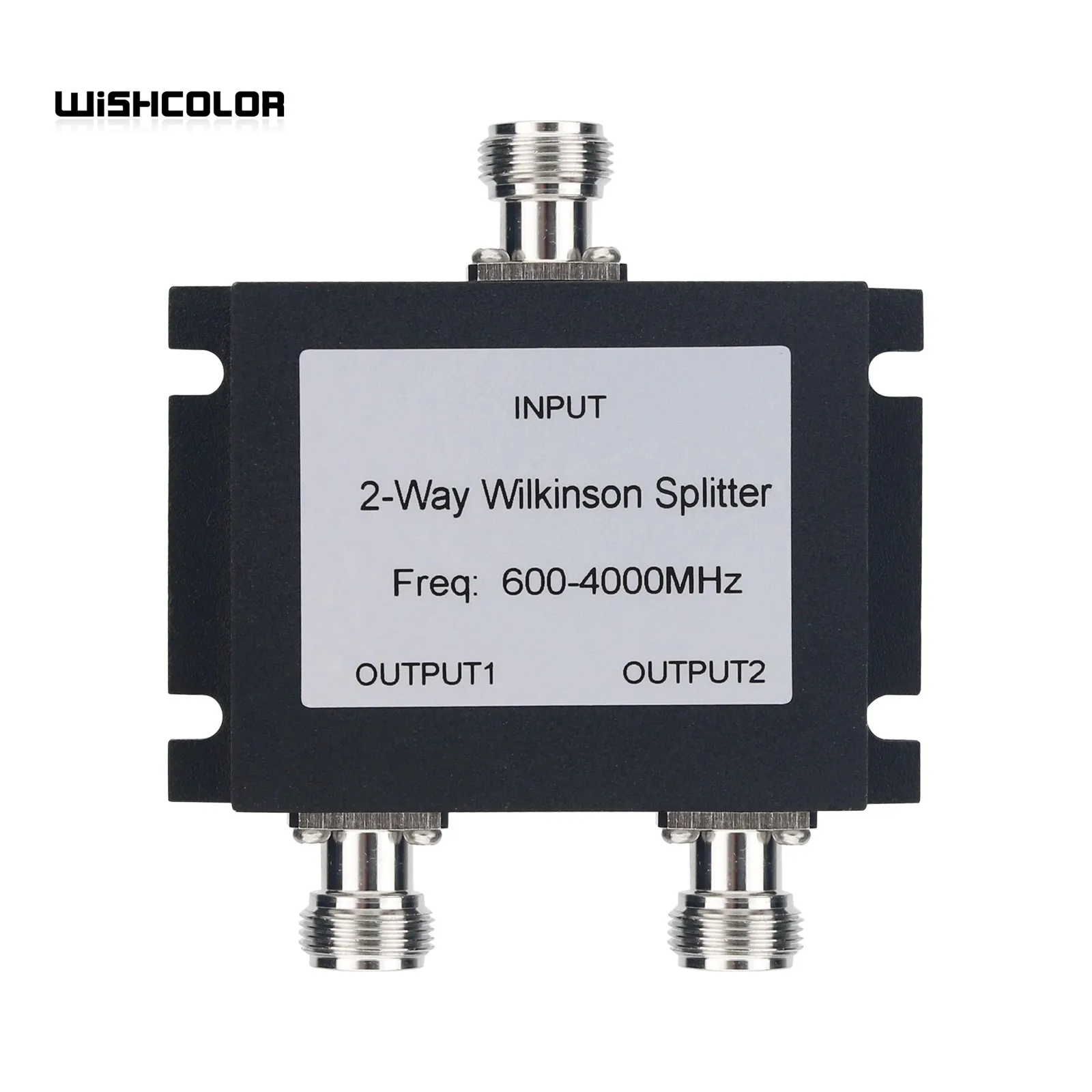 Wishcolor 600-4000MHz 2-Way Microstrip Power Divider RF Power Splitter with N-Female Connectors Applied to 5G