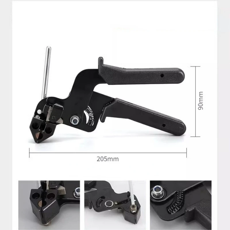 Automatic Zip Tensioning Tool Cable Ties Plier Cable Ties Guns Stainless Steel Hand Fastening Strap Cutting Wrap Tool