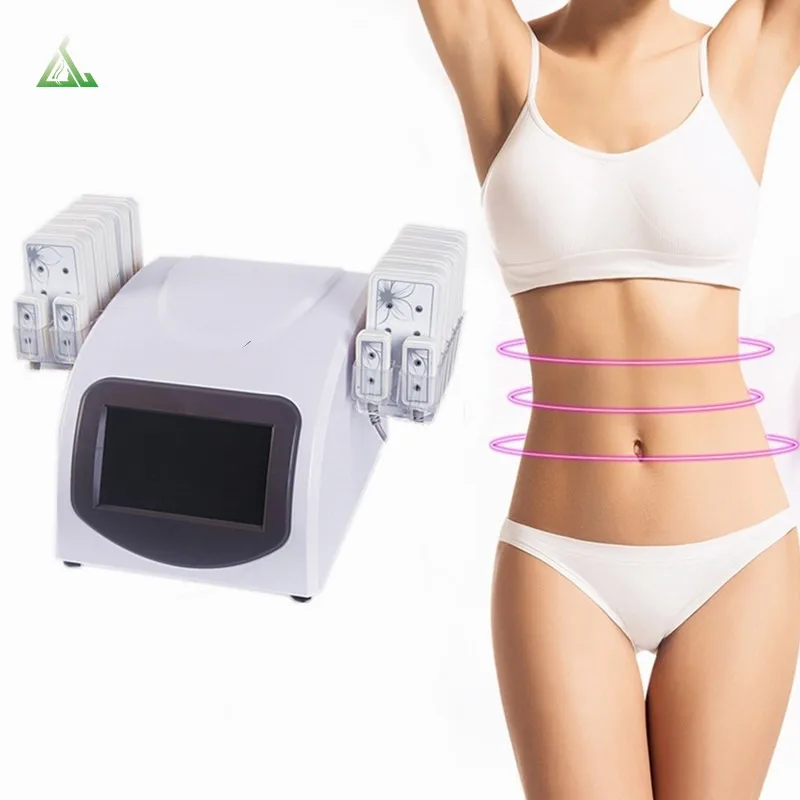 Gorepos Body Slimming Machine 14 Lipo Pads Machines Liposuction Weight Loss 650nm Diode Laser Massager Equipment Home Use