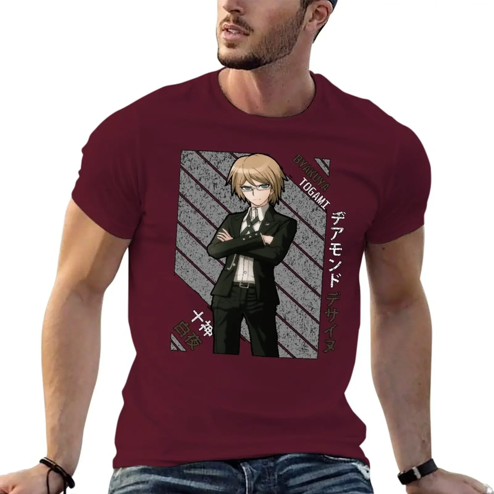 Cheavyweight streetwear anime  clothes New Arrival Round Byakuya Togami - DanganRonpa  Blouse aesthetic clothes funny   for men