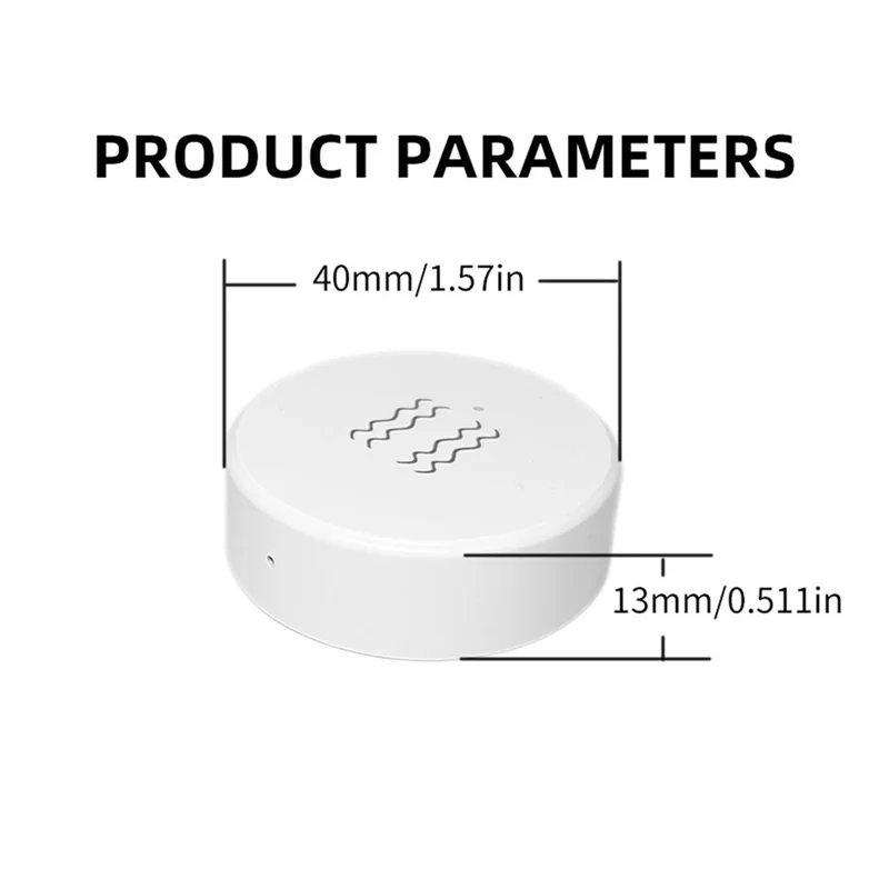 Tuya Zigbee capteur de vibrations intelligent garde de sécurité à domicile surveillance en temps réel alarme Notification détecteur d'inclinaison