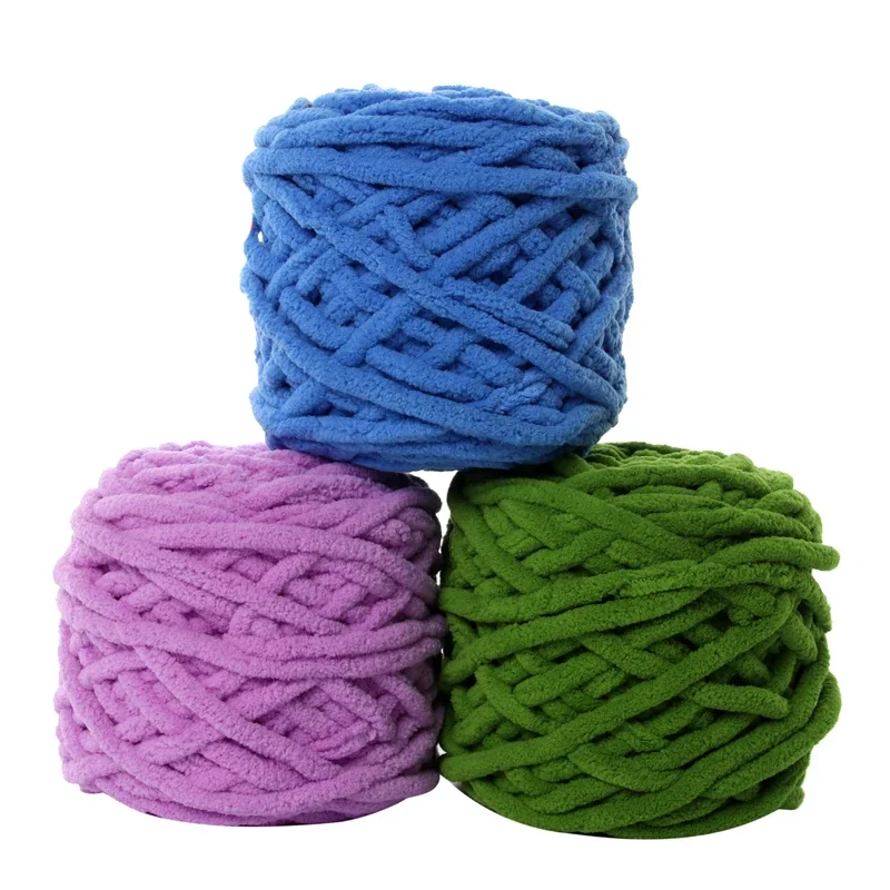 Fil tricoté à la main pour écharpe colorée, coton de lait doux, optique, fil de laine, couverture en laine ange, tricot à la main, 1PC