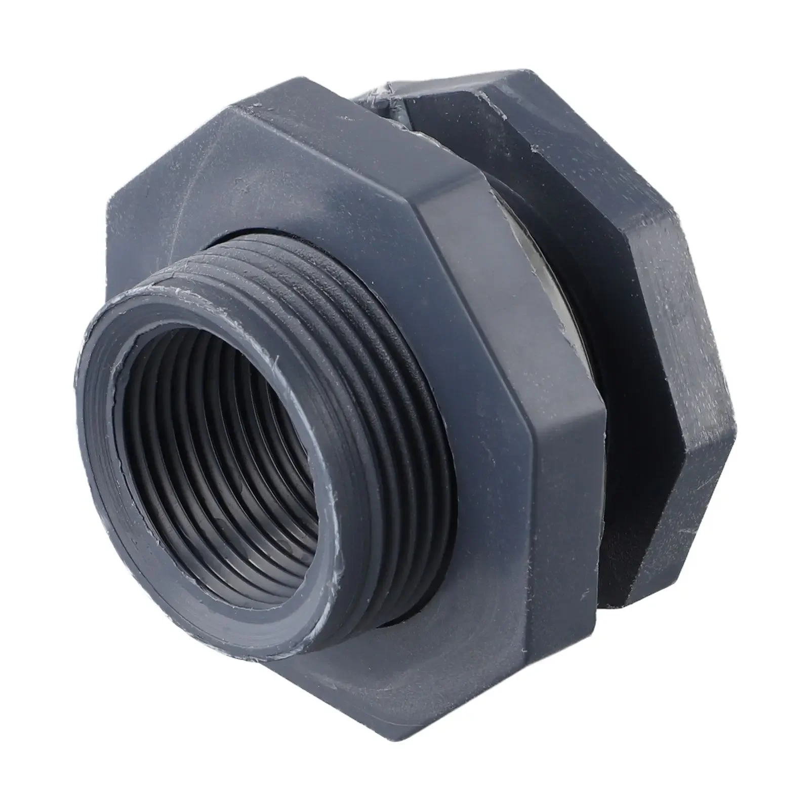 Industrial Grade and Leak Proof PVC Plastic Internal Thread Bulkhead Fitting for Garden Socket Water Tank Joint