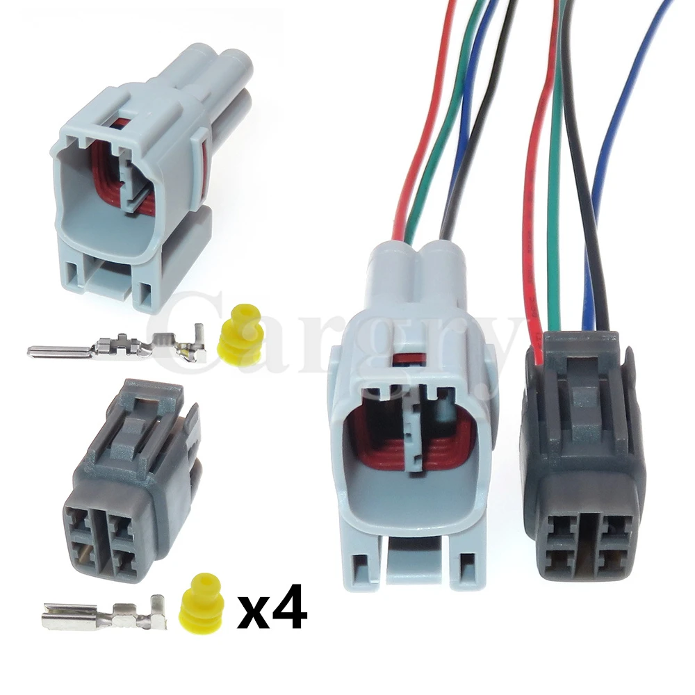 1 Set 4P 6188-0141 6187-4583 6189-0381 90980-11122 90980-11037 AC Assembly Car Wiring Socket Auto Waterproof Connector