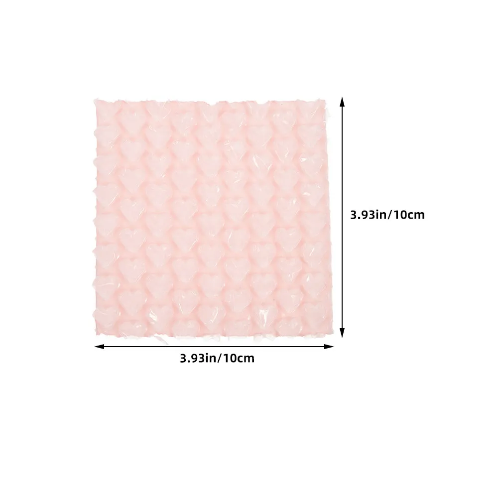 100Pcs Bubble Bags Heart-Shaped Cushioned Foam Packaging Shipping Mailing Moving Supplies Bubble Envelope Bags