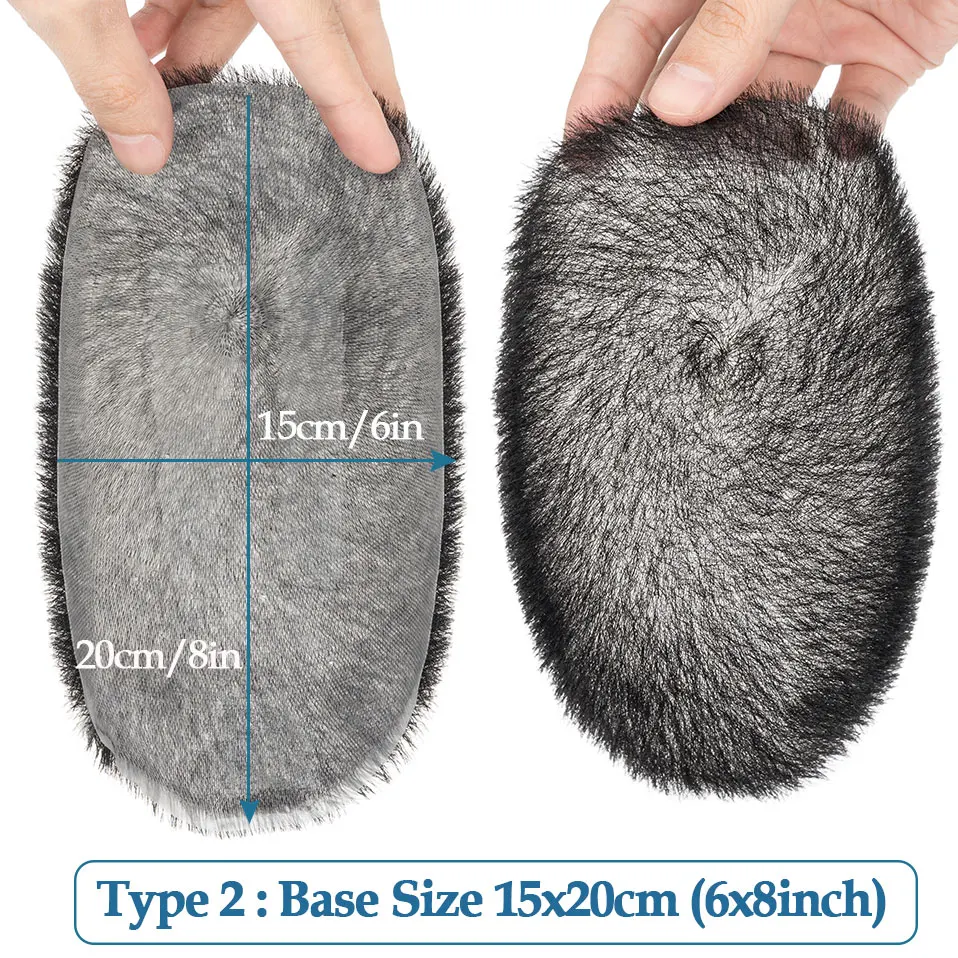 Short Buzz Cut Hair Toupee for Men