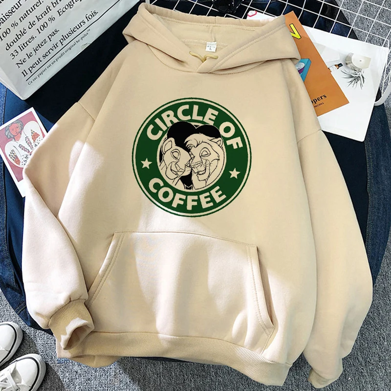 Sudadera con capucha de Anime Hakuna Matata para mujer, ropa de calle Harajuku, Sudadera con capucha de Disney El Rey León, ropa con capucha