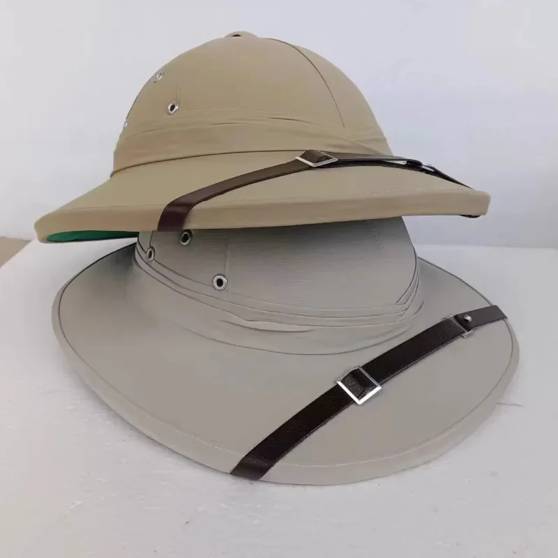 

Pith Helmet Vietnam Mortar Hat Sun Hats mũ cối Cap