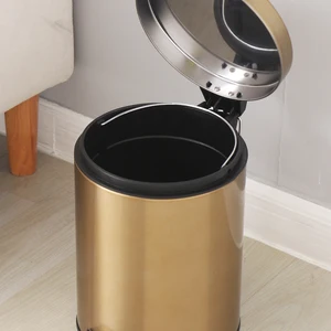 أعلى 6 مبيعات سلة مهملات الحمام الذهبية - رقم 4