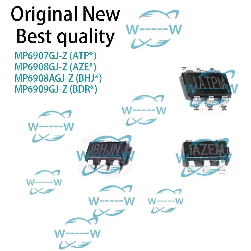 (10-50 PCS) MP6907GJ-Z ATP MP6908GJ-Z AZE MP6908AGJ-Z BHJ MP6909GJ-Z BDR IC Chip Set - Various Models including MP6907GJ MP6908G