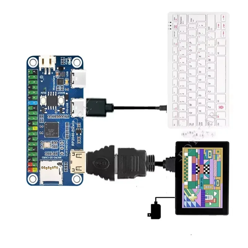 Exquisite-RP2040-Pi Zero Development Board 16MB Programming Board Dual-Core Processor DVI Inter Based On Raspberry Pi 2040