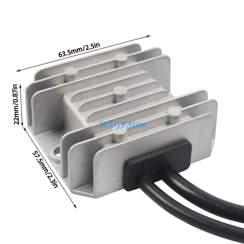 37JE Vehicle 30V Power Adapter Cable for Mini Satellite Internet Terminal, 12V 24V Step Up Converter with Heat Sink Housing for