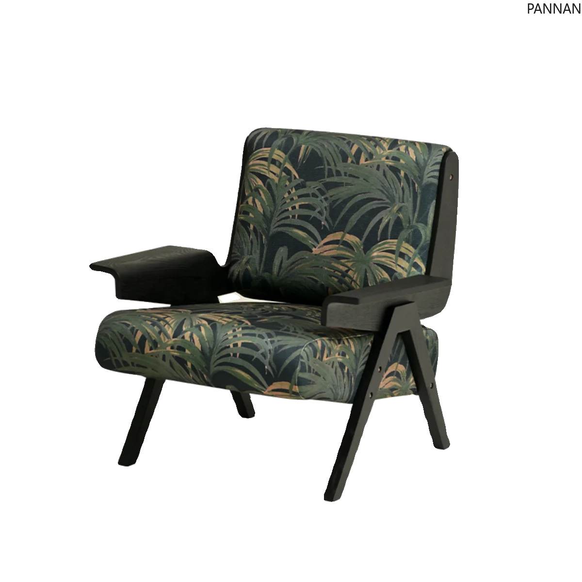 

French pastoral single sofa chair retro medieval leisure chair
