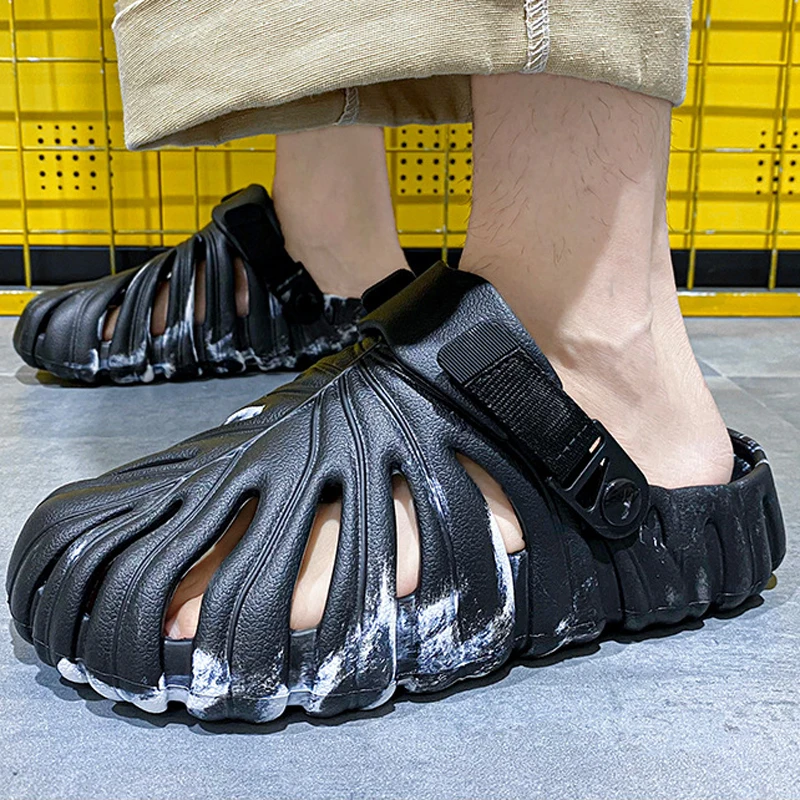 Sandal Wanita Monstera Platform Cloud Lucu Rumah Slide Flip Flop Sandal Menyumbat Musim Panas Wanita Sepatu Rumah Pria Wanita Pantai