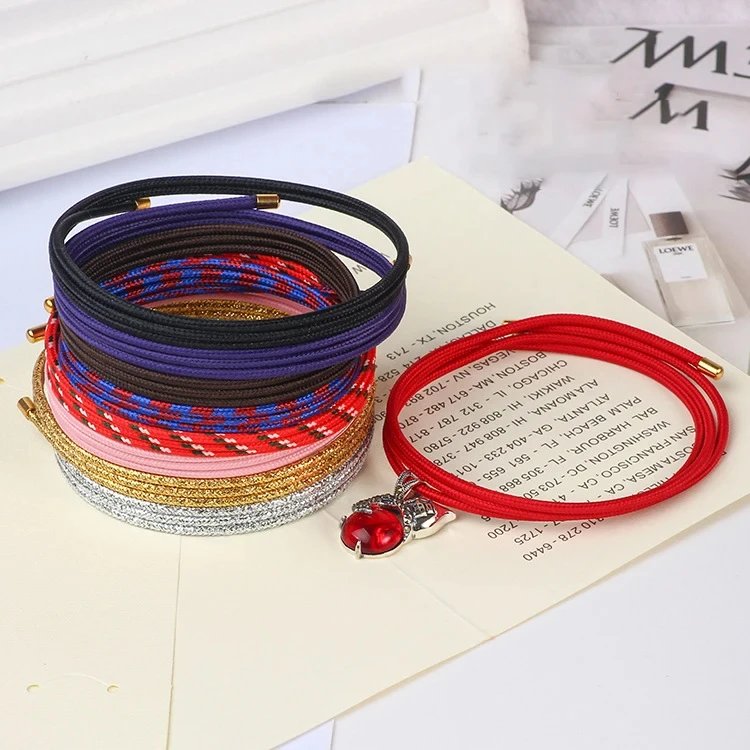 1 Stück Schlankes Magnetisches Seil 51cm Verstellbares Mehrfarbiges Kordel DIY Schmuckherstellung Zubehör Unisex Armband Halskette – Detail 3