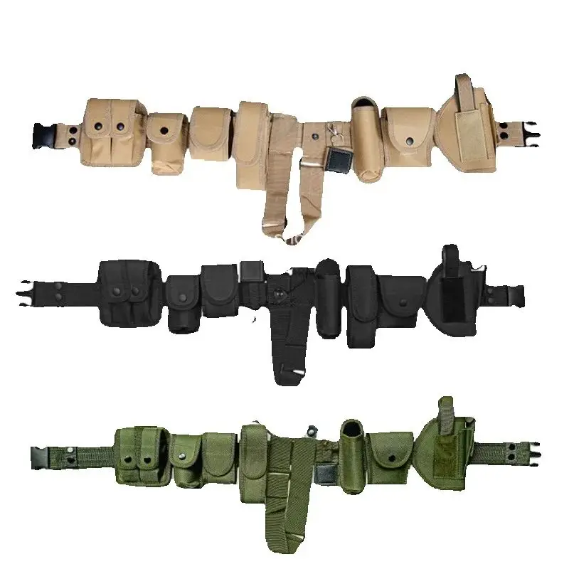 

Набор тактических ремней из десяти предметов, съемный комплект аксессуаров, поясное уплотнение, инструменты безопасности, набор быстросъемных устройств, тактическое снаряжение