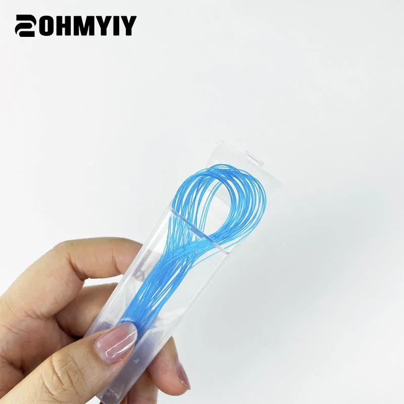 

Dental Floss Threader Dental Traction Line Oral Cleaning For Crown Brace Bridge Implant Hoop Threading Braces Steel Traction