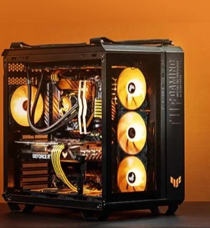 RTX5080/5070Ti GT502 Sea View Room 4060 Graphics Card DIY Computer Host ASUS Desktop