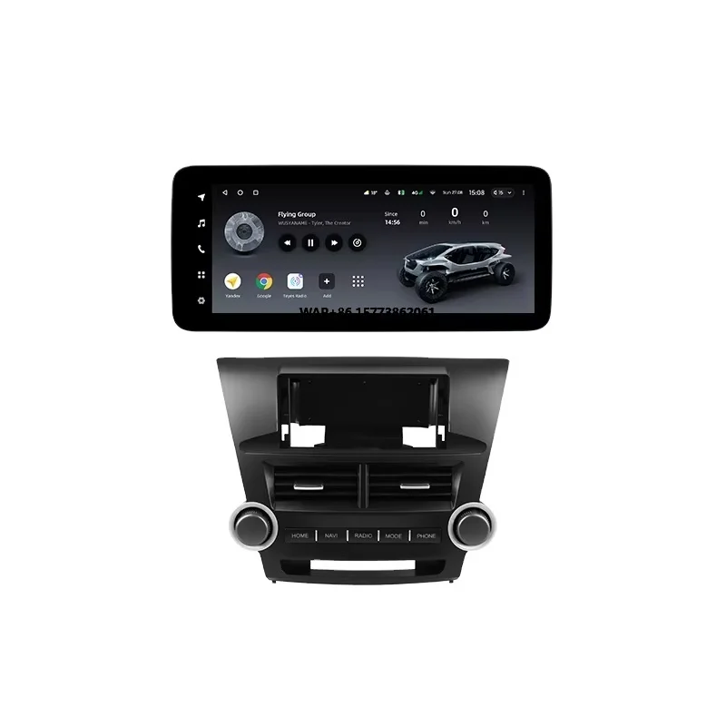 

For Highlander 2 XU40 2007 - 2013 Car Radio Multimedia Video Player Navigation Android 10 No 2din dvd