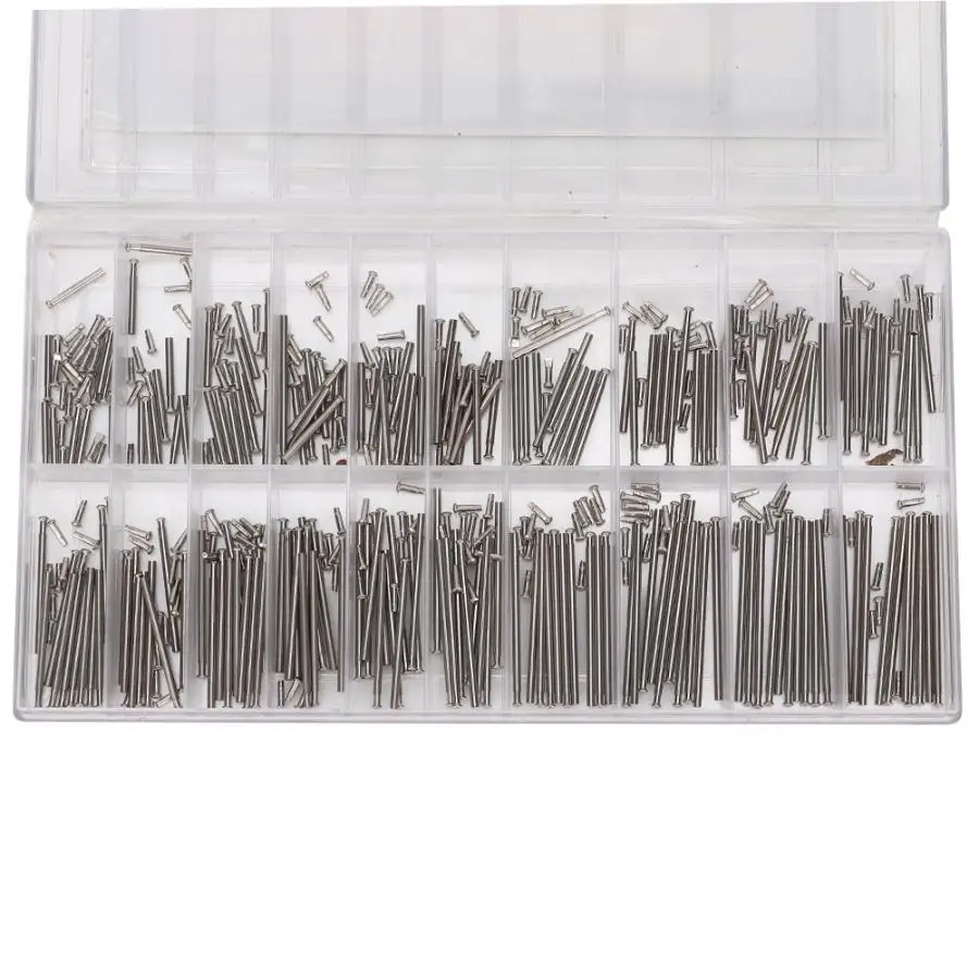 300Pcs 8-27Mm Watch Band Spring Bars Strap Link Pins Horloge Link Pins Tool Set Horloge Repareren tool Accessoire Horlogemaker Gereedschap