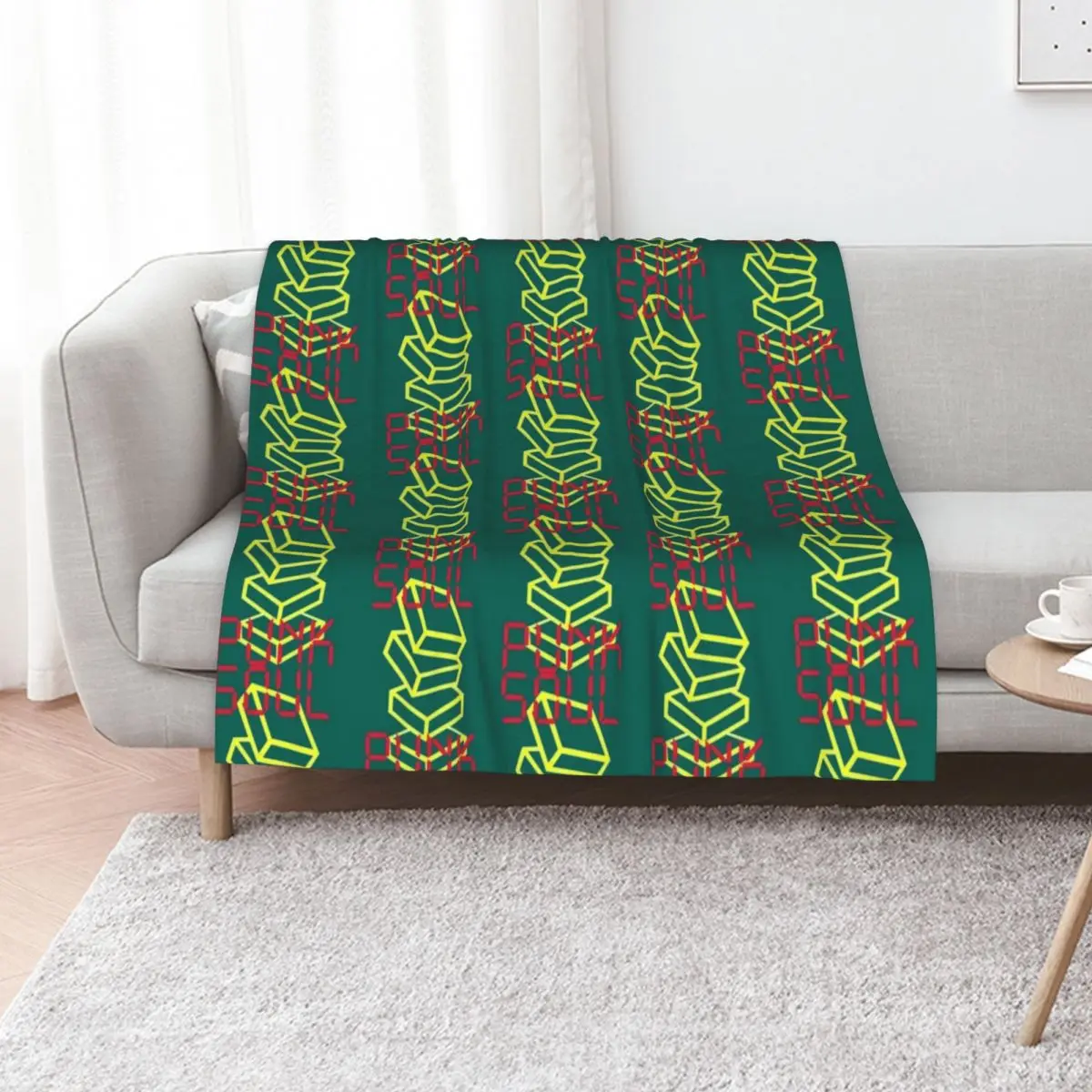 soul punk Throw Blanket Thin Soft Blanket for Summer Night Sleeping