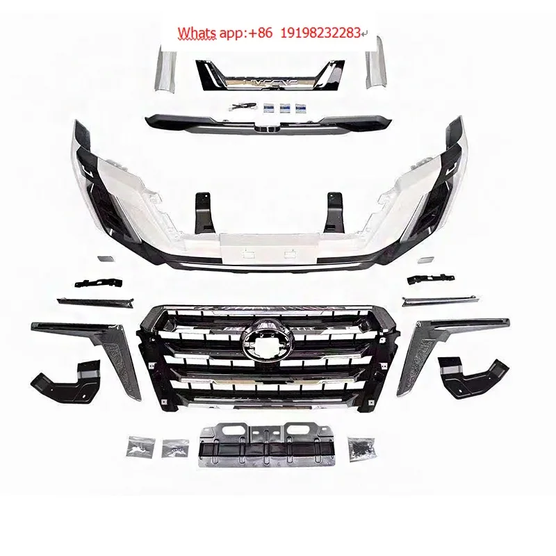 Auto bumpers LC200 front bumper for toyota land cruiser 200 LC200 fj200 2016 2017 2018 2019 2020 upgrade 2021 bumpers grilles