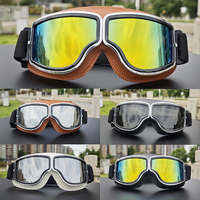Man MTB ATV BMX Protection Equipment Retro Safety glasses cycling motorcycle goggles Windbreak Ventilate Outdoor Sport Summer